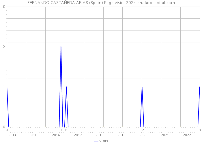 FERNANDO CASTAÑEDA ARIAS (Spain) Page visits 2024 