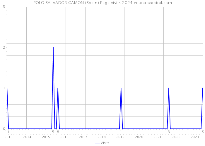 POLO SALVADOR GAMON (Spain) Page visits 2024 