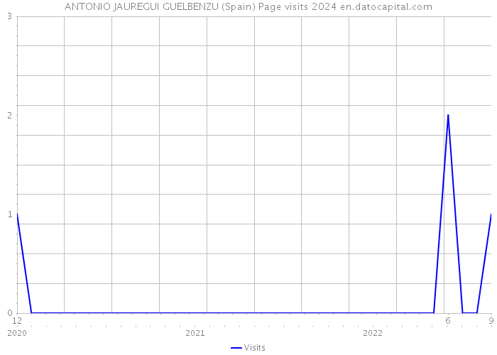 ANTONIO JAUREGUI GUELBENZU (Spain) Page visits 2024 