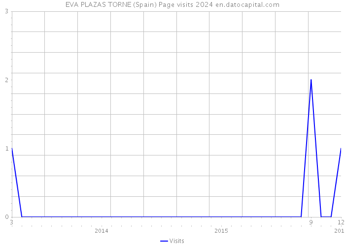 EVA PLAZAS TORNE (Spain) Page visits 2024 