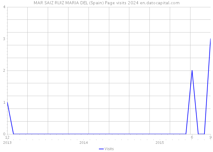 MAR SAIZ RUIZ MARIA DEL (Spain) Page visits 2024 