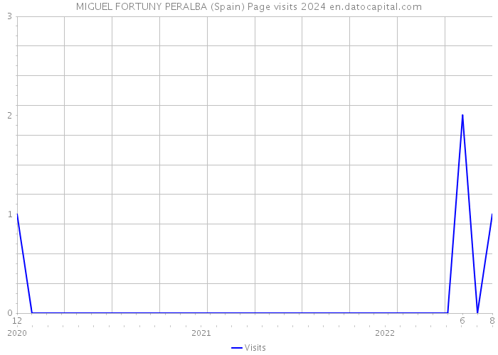 MIGUEL FORTUNY PERALBA (Spain) Page visits 2024 