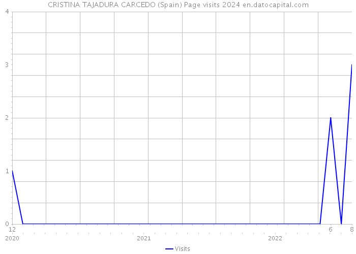CRISTINA TAJADURA CARCEDO (Spain) Page visits 2024 