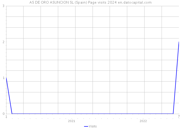 AS DE ORO ASUNCION SL (Spain) Page visits 2024 