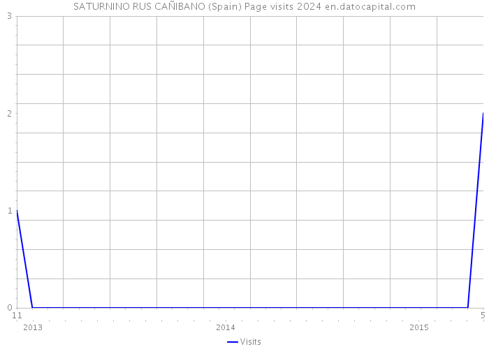 SATURNINO RUS CAÑIBANO (Spain) Page visits 2024 