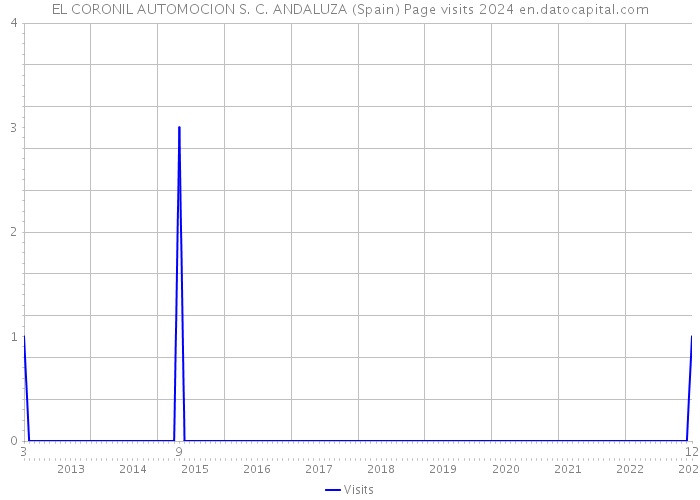 EL CORONIL AUTOMOCION S. C. ANDALUZA (Spain) Page visits 2024 