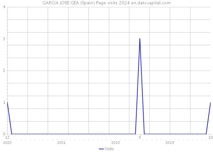GARCIA JOSE GEA (Spain) Page visits 2024 