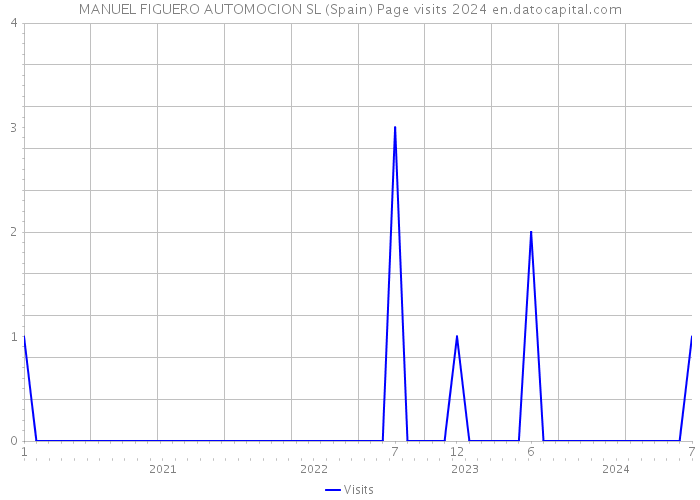 MANUEL FIGUERO AUTOMOCION SL (Spain) Page visits 2024 
