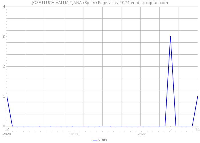 JOSE LLUCH VALLMITJANA (Spain) Page visits 2024 
