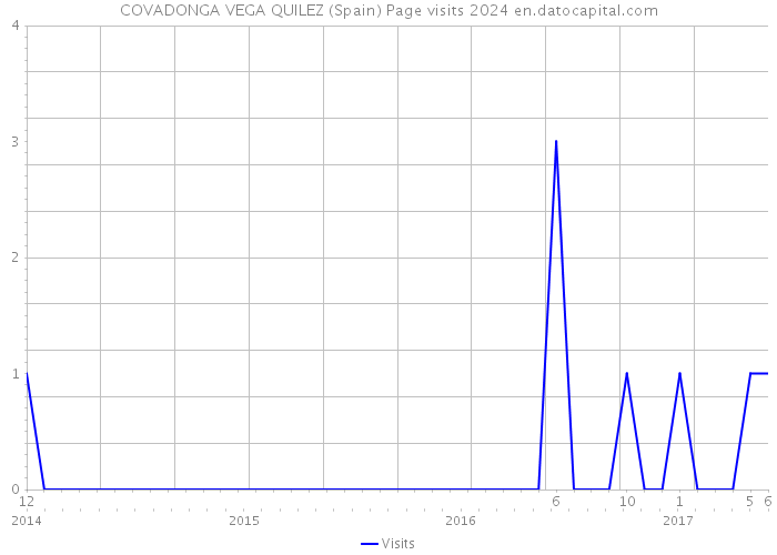 COVADONGA VEGA QUILEZ (Spain) Page visits 2024 