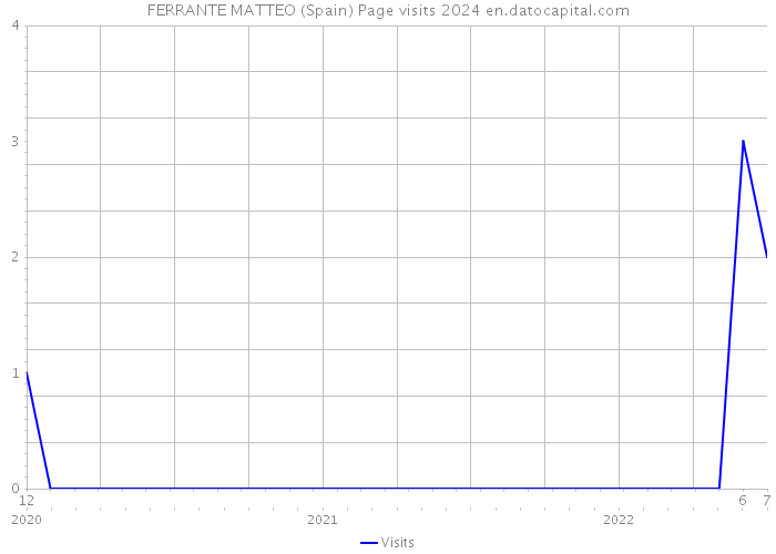 FERRANTE MATTEO (Spain) Page visits 2024 