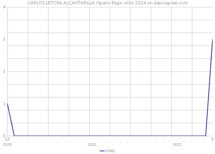 CARLOS LETOSA ALCANTARILLA (Spain) Page visits 2024 