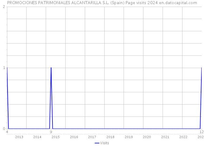 PROMOCIONES PATRIMONIALES ALCANTARILLA S.L. (Spain) Page visits 2024 