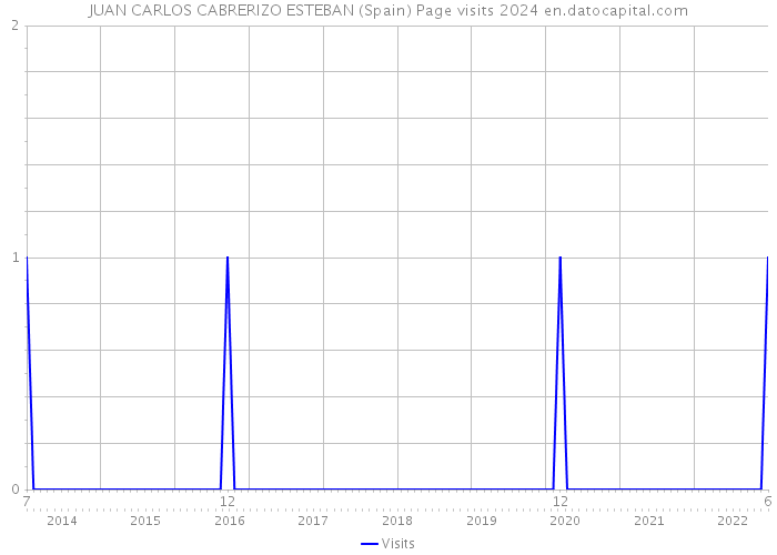 JUAN CARLOS CABRERIZO ESTEBAN (Spain) Page visits 2024 