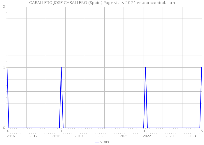 CABALLERO JOSE CABALLERO (Spain) Page visits 2024 