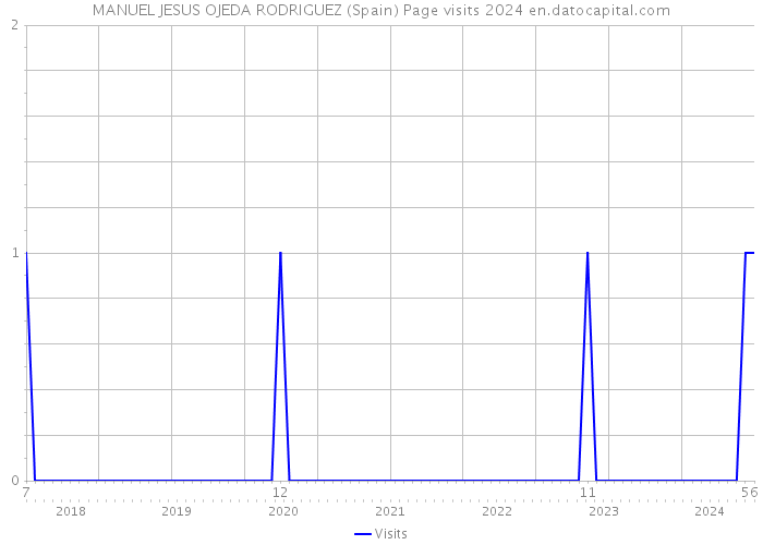 MANUEL JESUS OJEDA RODRIGUEZ (Spain) Page visits 2024 