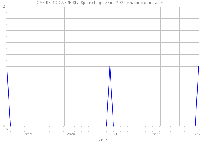 CAMBEIRO CABRE SL. (Spain) Page visits 2024 