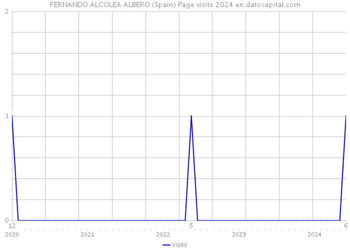 FERNANDO ALCOLEA ALBERO (Spain) Page visits 2024 