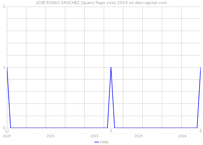 JOSE ROSAS SANCHEZ (Spain) Page visits 2024 