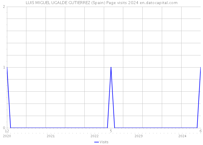 LUIS MIGUEL UGALDE GUTIERREZ (Spain) Page visits 2024 