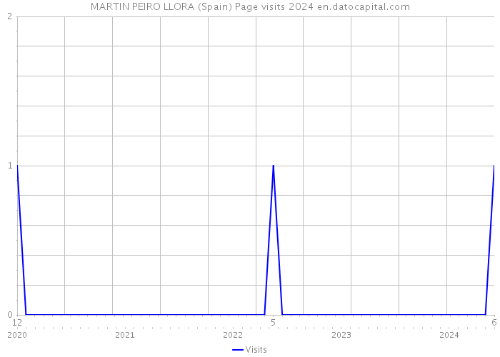 MARTIN PEIRO LLORA (Spain) Page visits 2024 