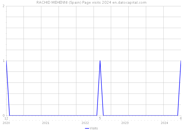 RACHID MEHENNI (Spain) Page visits 2024 