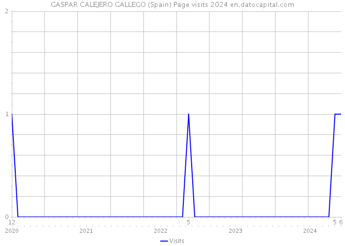 GASPAR CALEJERO GALLEGO (Spain) Page visits 2024 