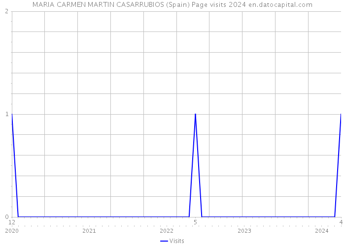 MARIA CARMEN MARTIN CASARRUBIOS (Spain) Page visits 2024 