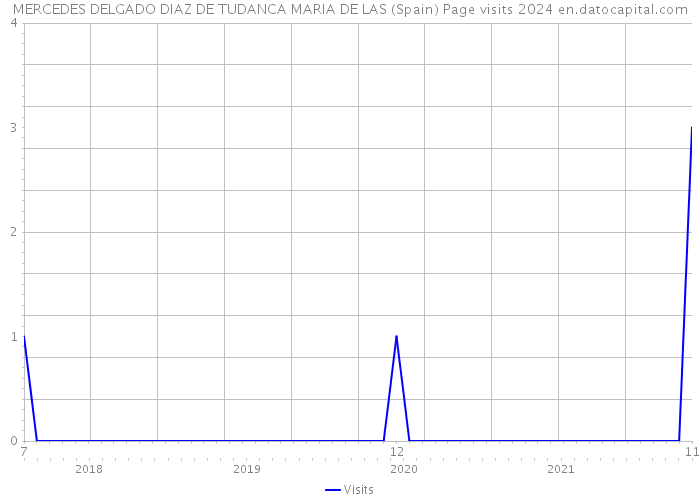 MERCEDES DELGADO DIAZ DE TUDANCA MARIA DE LAS (Spain) Page visits 2024 