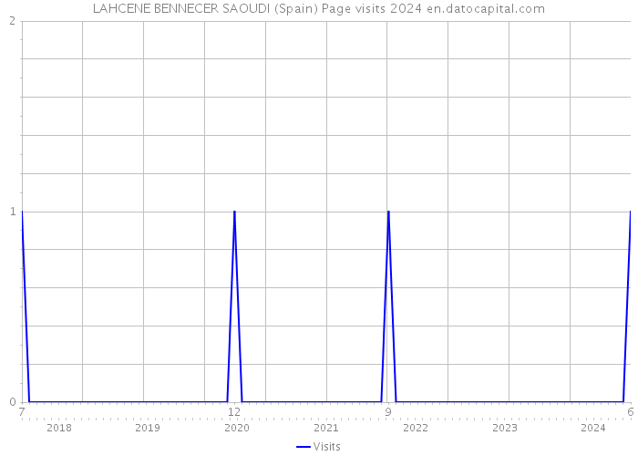LAHCENE BENNECER SAOUDI (Spain) Page visits 2024 