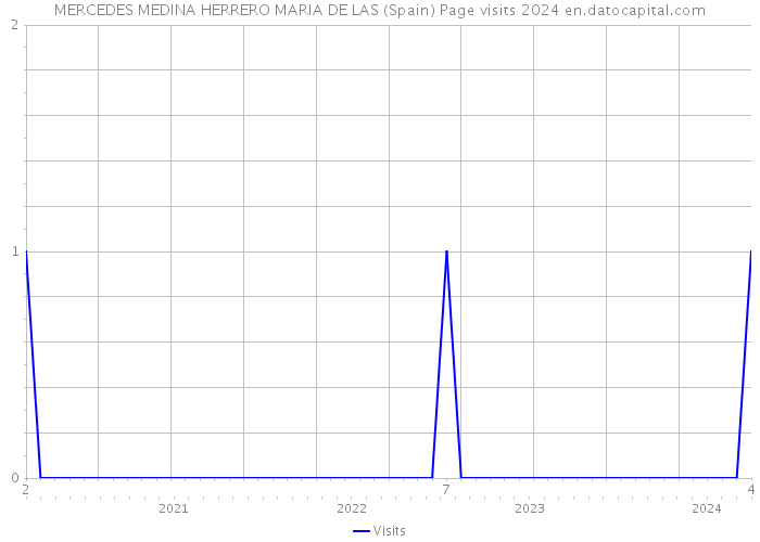 MERCEDES MEDINA HERRERO MARIA DE LAS (Spain) Page visits 2024 