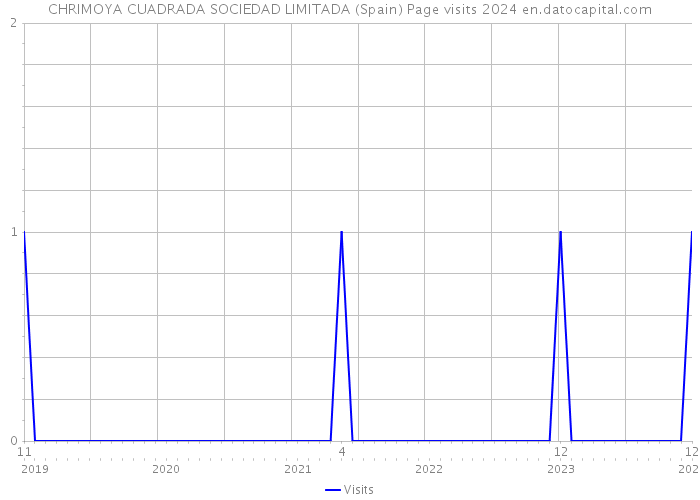 CHRIMOYA CUADRADA SOCIEDAD LIMITADA (Spain) Page visits 2024 