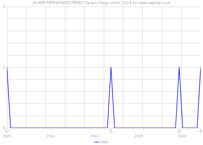 JAVIER FERNANDEZ PEREZ (Spain) Page visits 2024 