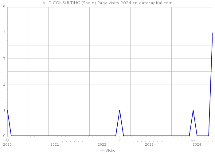 AUDICONSULTING (Spain) Page visits 2024 