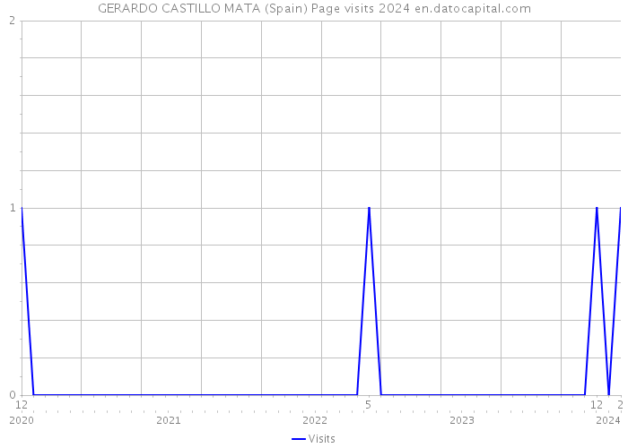 GERARDO CASTILLO MATA (Spain) Page visits 2024 