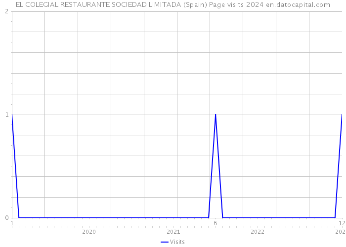 EL COLEGIAL RESTAURANTE SOCIEDAD LIMITADA (Spain) Page visits 2024 