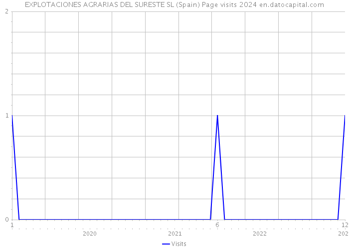 EXPLOTACIONES AGRARIAS DEL SURESTE SL (Spain) Page visits 2024 