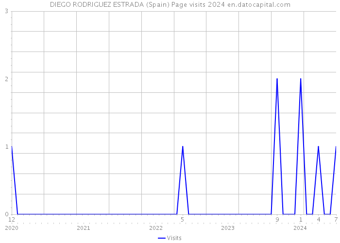 DIEGO RODRIGUEZ ESTRADA (Spain) Page visits 2024 