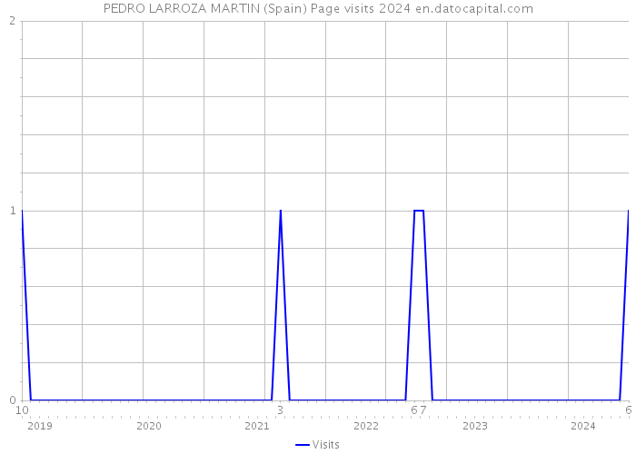PEDRO LARROZA MARTIN (Spain) Page visits 2024 