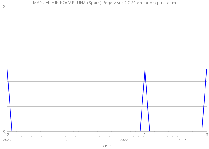 MANUEL MIR ROCABRUNA (Spain) Page visits 2024 