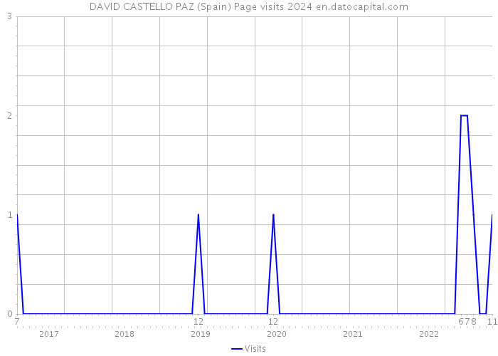 DAVID CASTELLO PAZ (Spain) Page visits 2024 