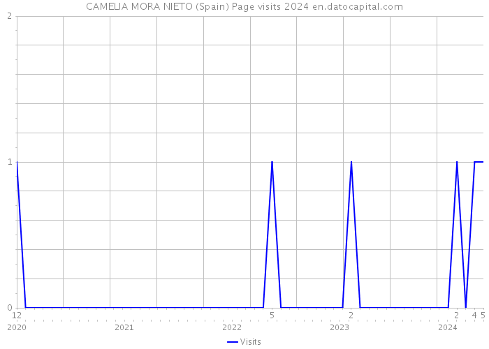 CAMELIA MORA NIETO (Spain) Page visits 2024 