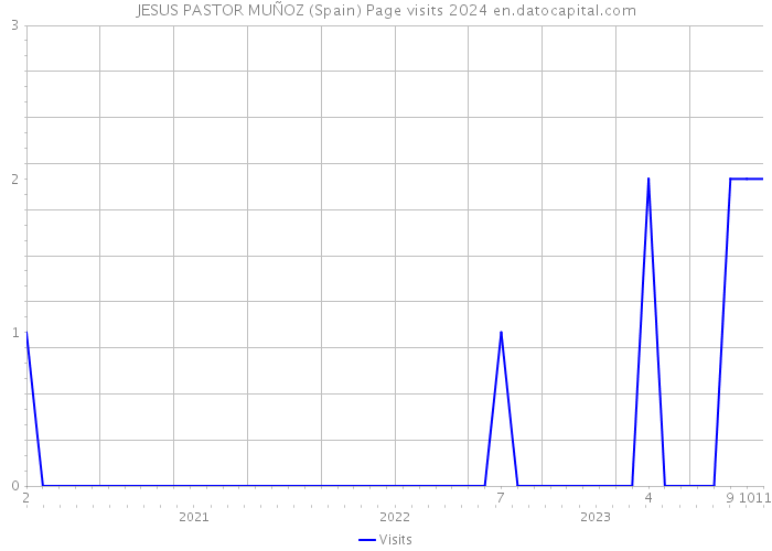 JESUS PASTOR MUÑOZ (Spain) Page visits 2024 