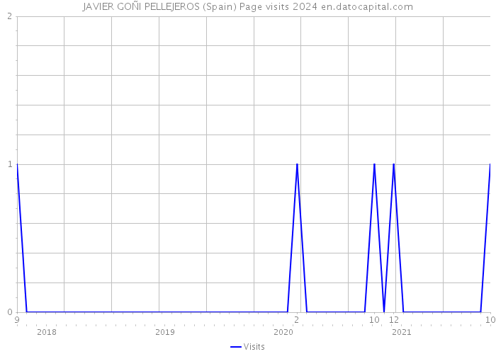 JAVIER GOÑI PELLEJEROS (Spain) Page visits 2024 