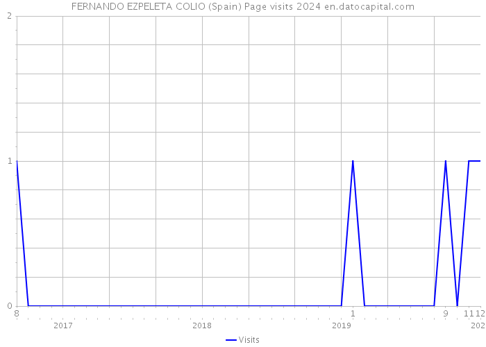 FERNANDO EZPELETA COLIO (Spain) Page visits 2024 