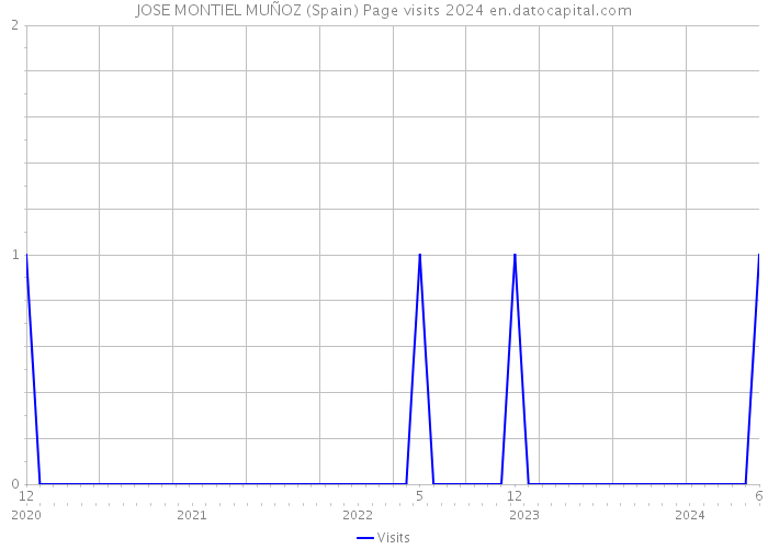 JOSE MONTIEL MUÑOZ (Spain) Page visits 2024 