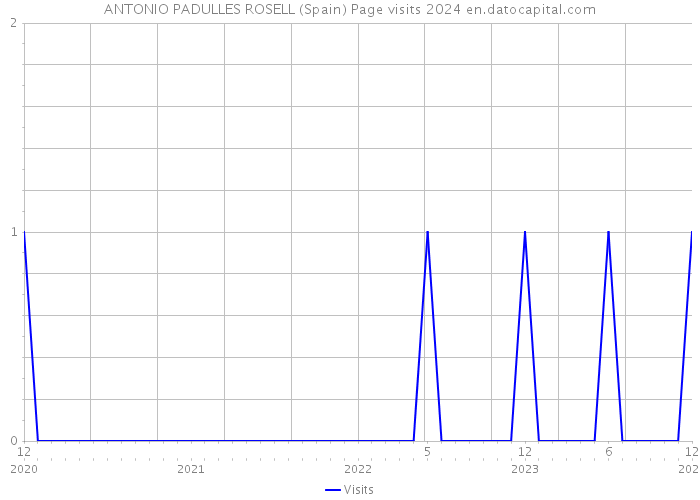 ANTONIO PADULLES ROSELL (Spain) Page visits 2024 
