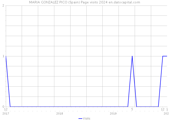 MARIA GONZALEZ PICO (Spain) Page visits 2024 