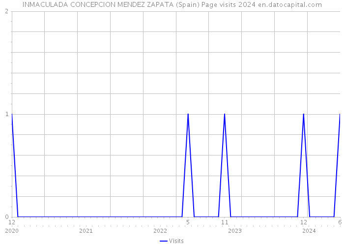 INMACULADA CONCEPCION MENDEZ ZAPATA (Spain) Page visits 2024 