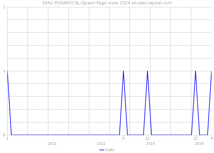 DIALI ROSARIO SL (Spain) Page visits 2024 